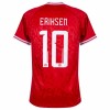 Maglia ufficiale Danimarca Eriksen 10 Casa Euro 2024 per Uomo